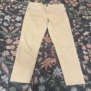 Democracy “Ab” Technology Straight Leg Pants – Khaki/Cream | Size 12